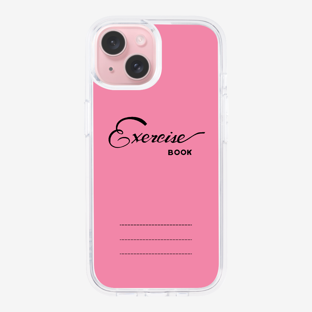 Pink Exercise Book Phone Case