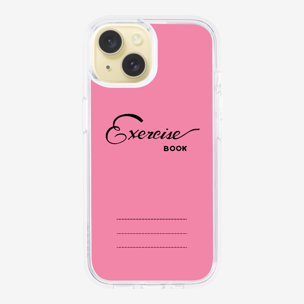 Pink Exercise Book Phone Case