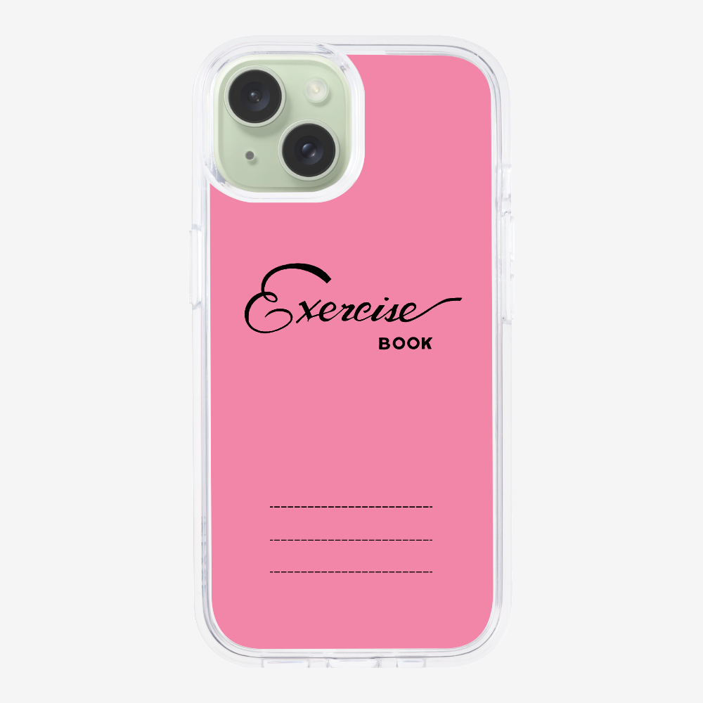 Pink Exercise Book Phone Case