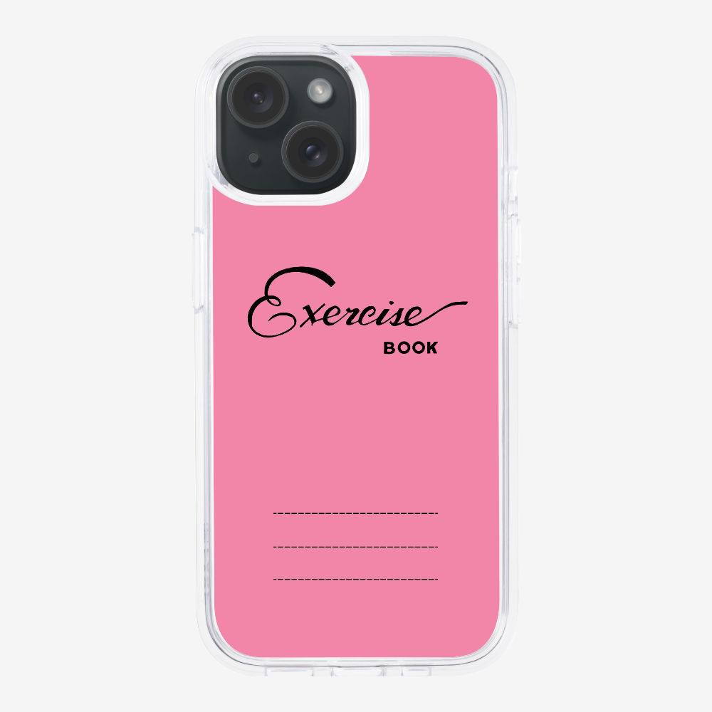 Pink Exercise Book Phone Case