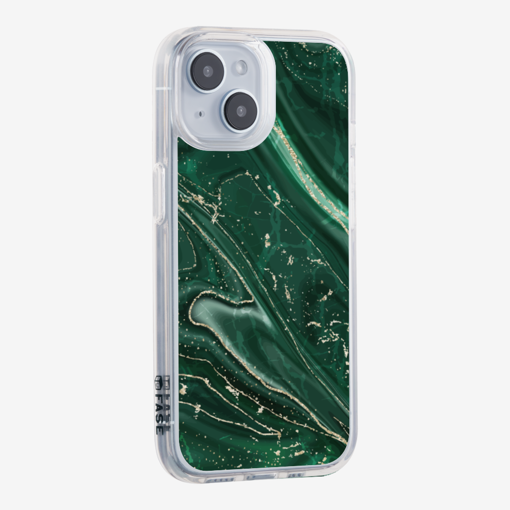 Dark Green Marble Phone Case