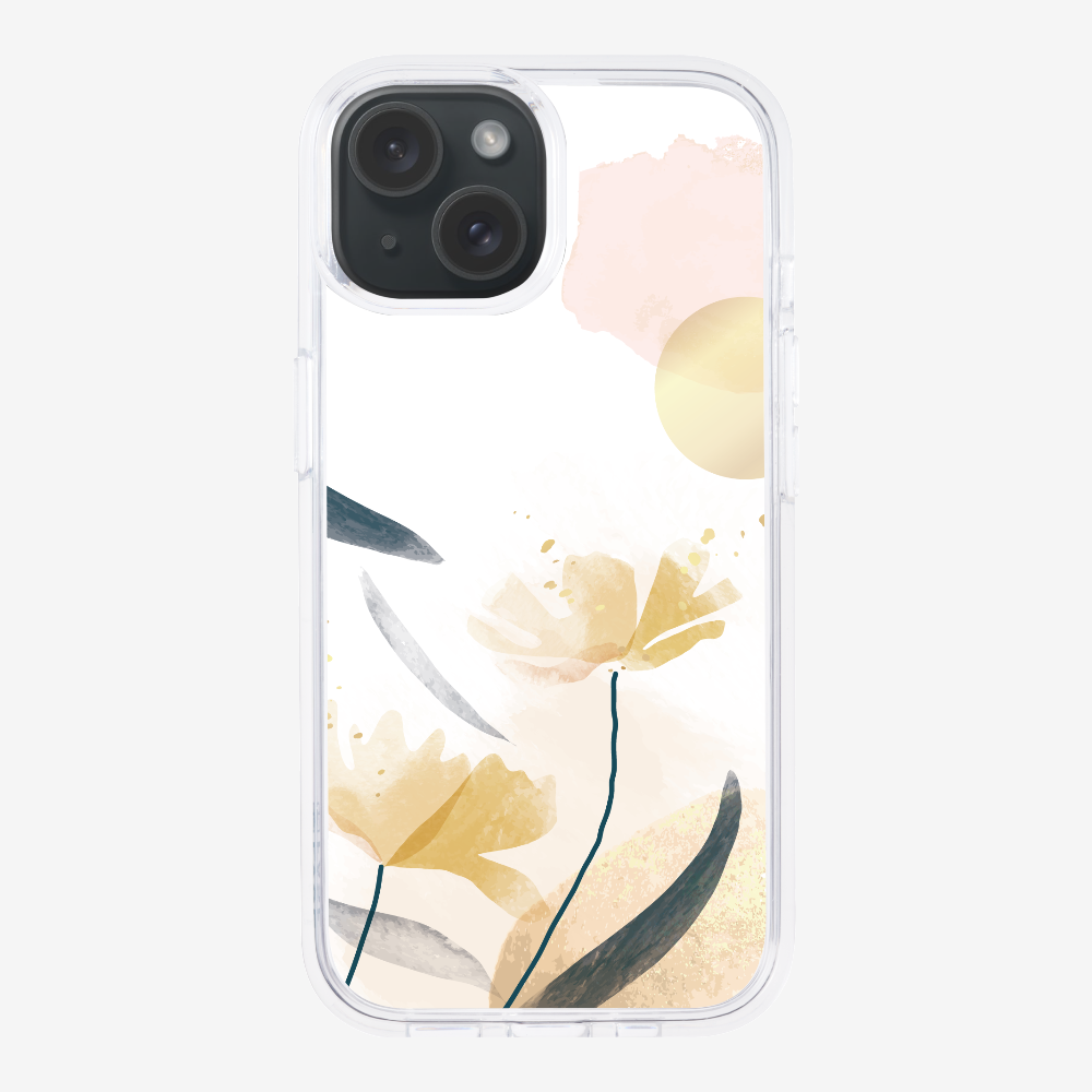 Golden Spring Floral Phone Case