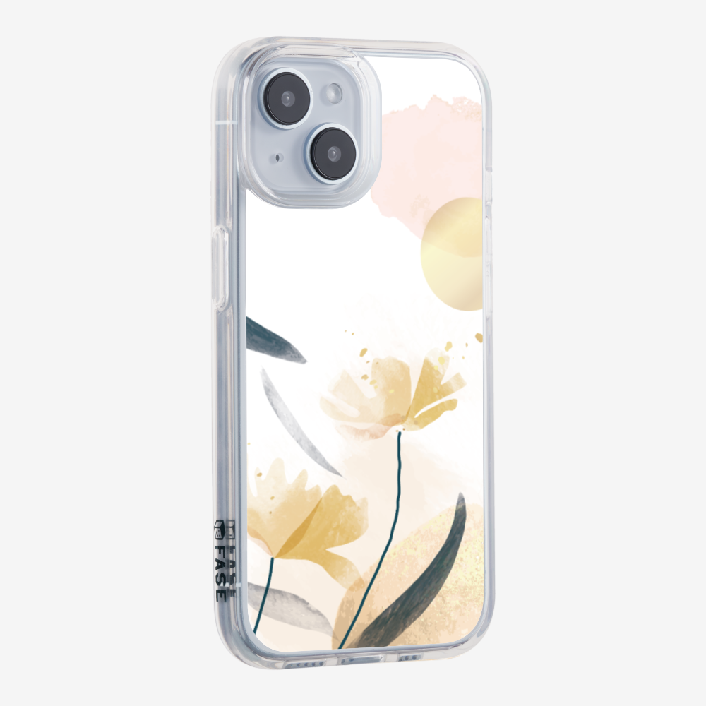 Golden Spring Floral Phone Case