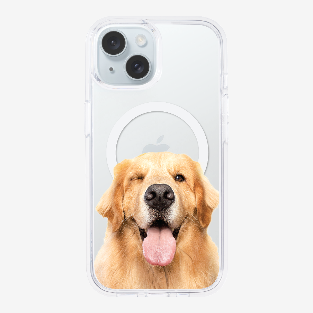 Golden Retriever (Transparent) Phone Case