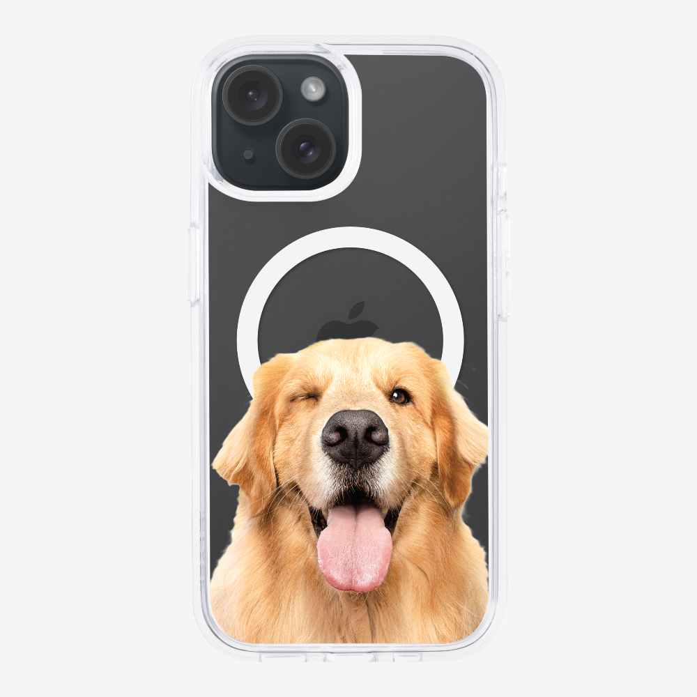 Golden Retriever (Transparent) Phone Case