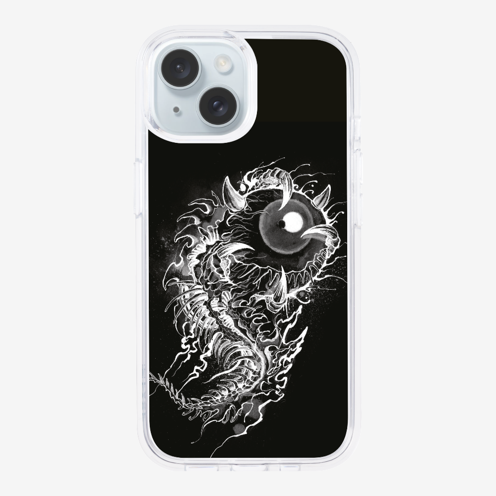 Fish Monster (Black) Phone Case