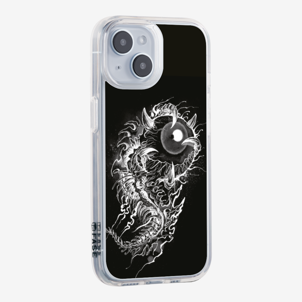 Fish Monster (Black) Phone Case