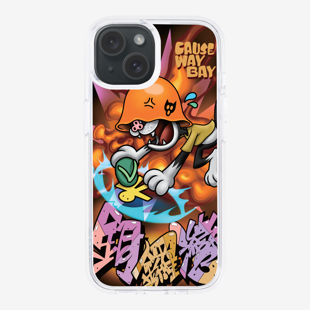 Villain Hitting at Causeway Bay Phone Case