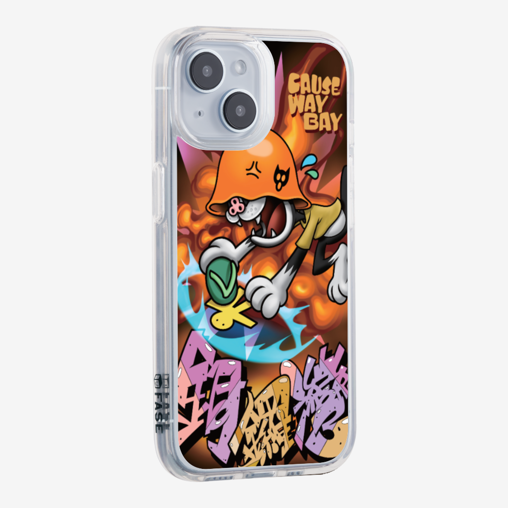 Villain Hitting at Causeway Bay Phone Case