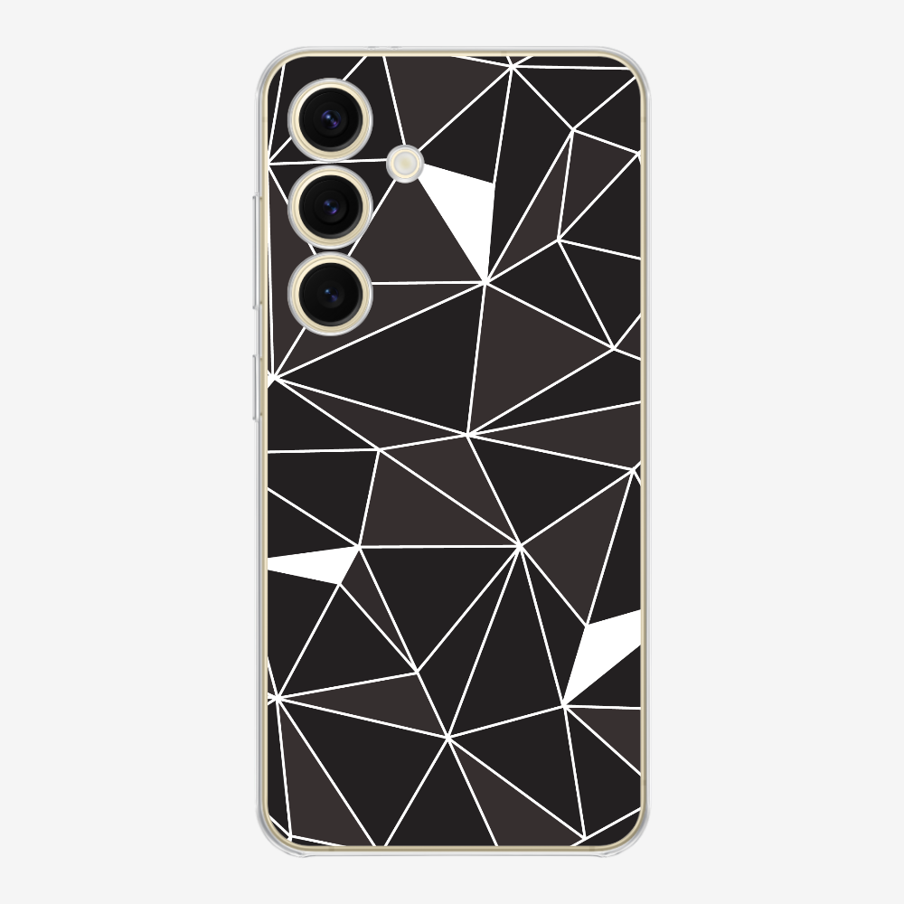 Black & White Polygon Phone Case