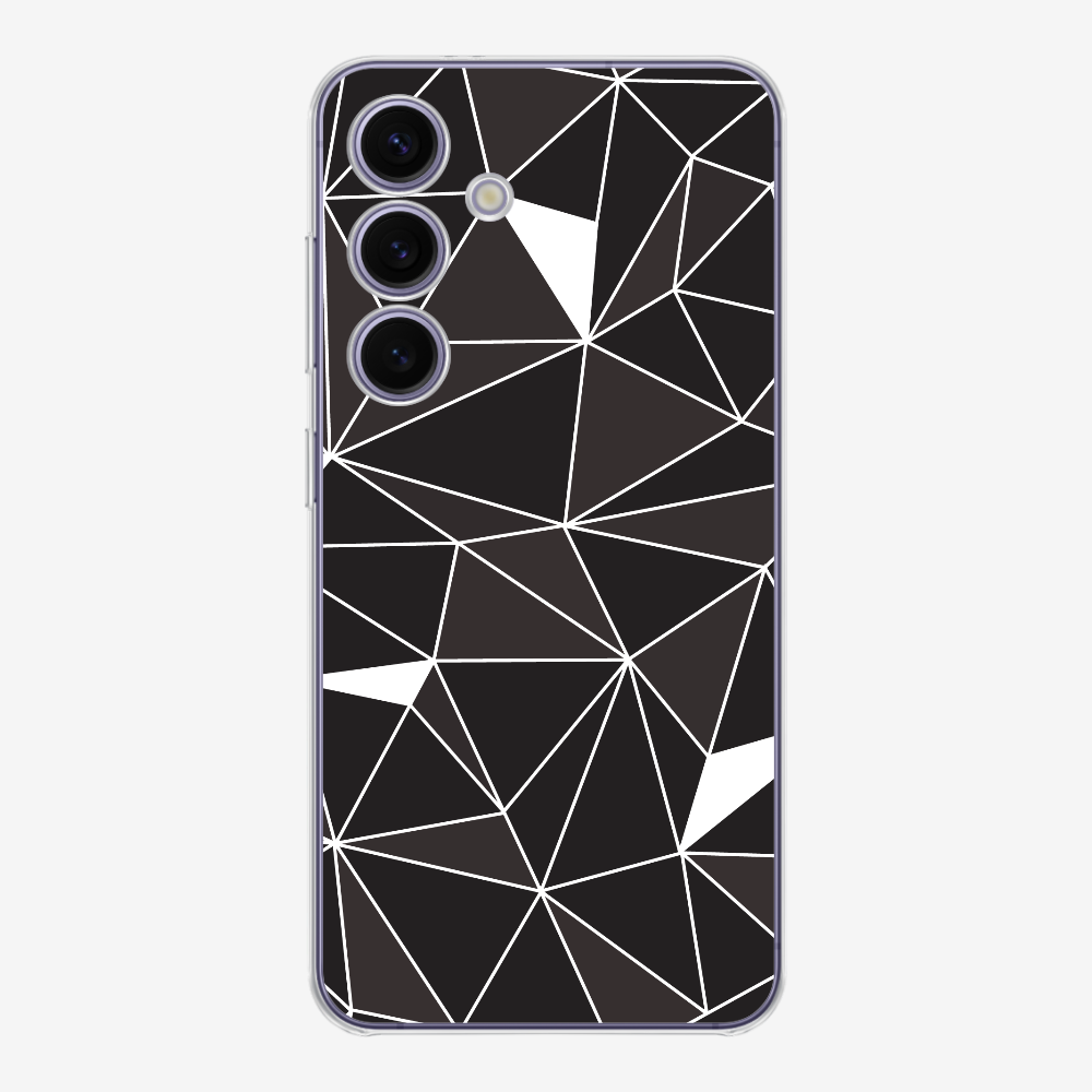 Black & White Polygon Phone Case