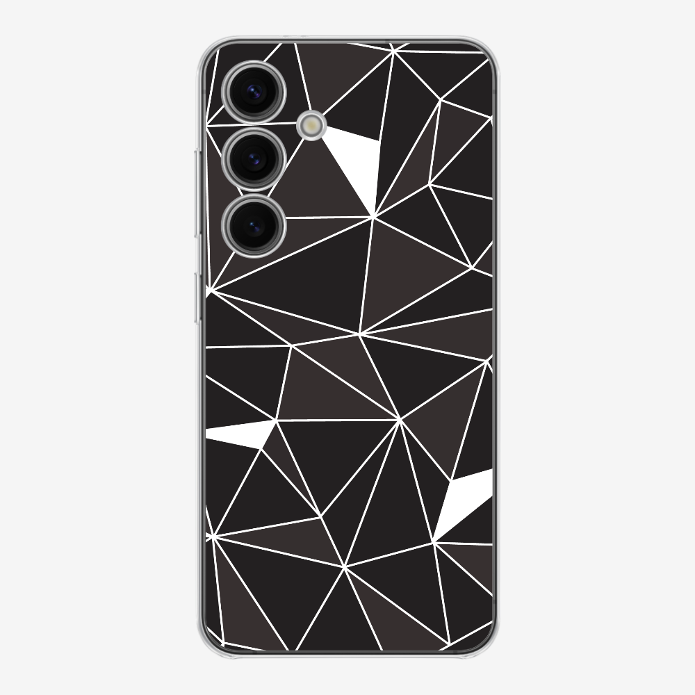 Black & White Polygon Phone Case