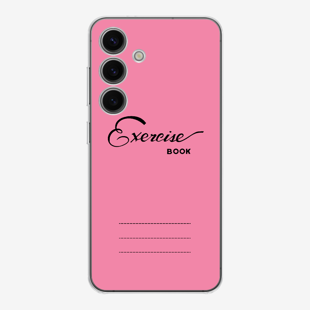 Pink Exercise Book Phone Case