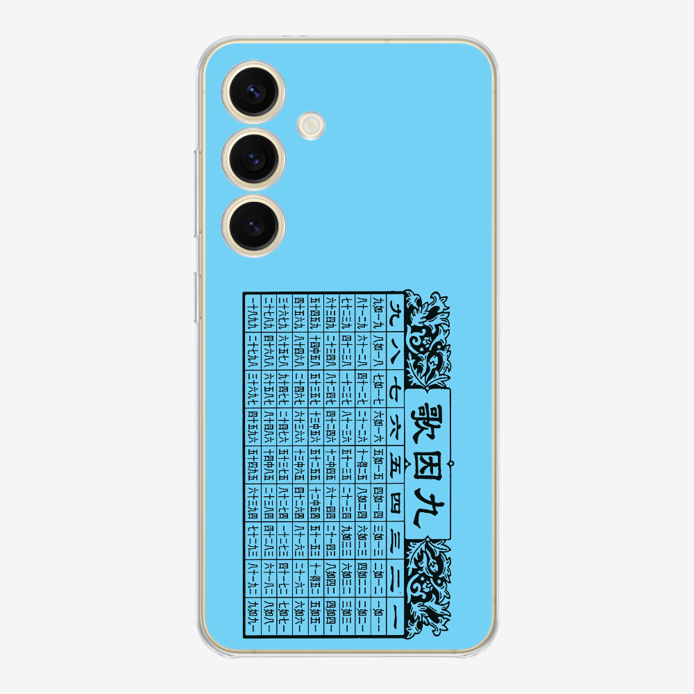 Multiplication Table Phone Case