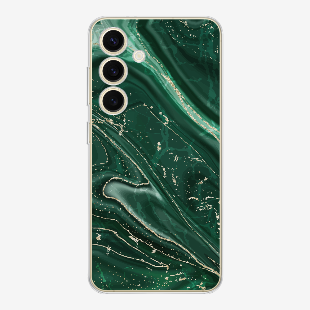 Dark Green Marble Phone Case