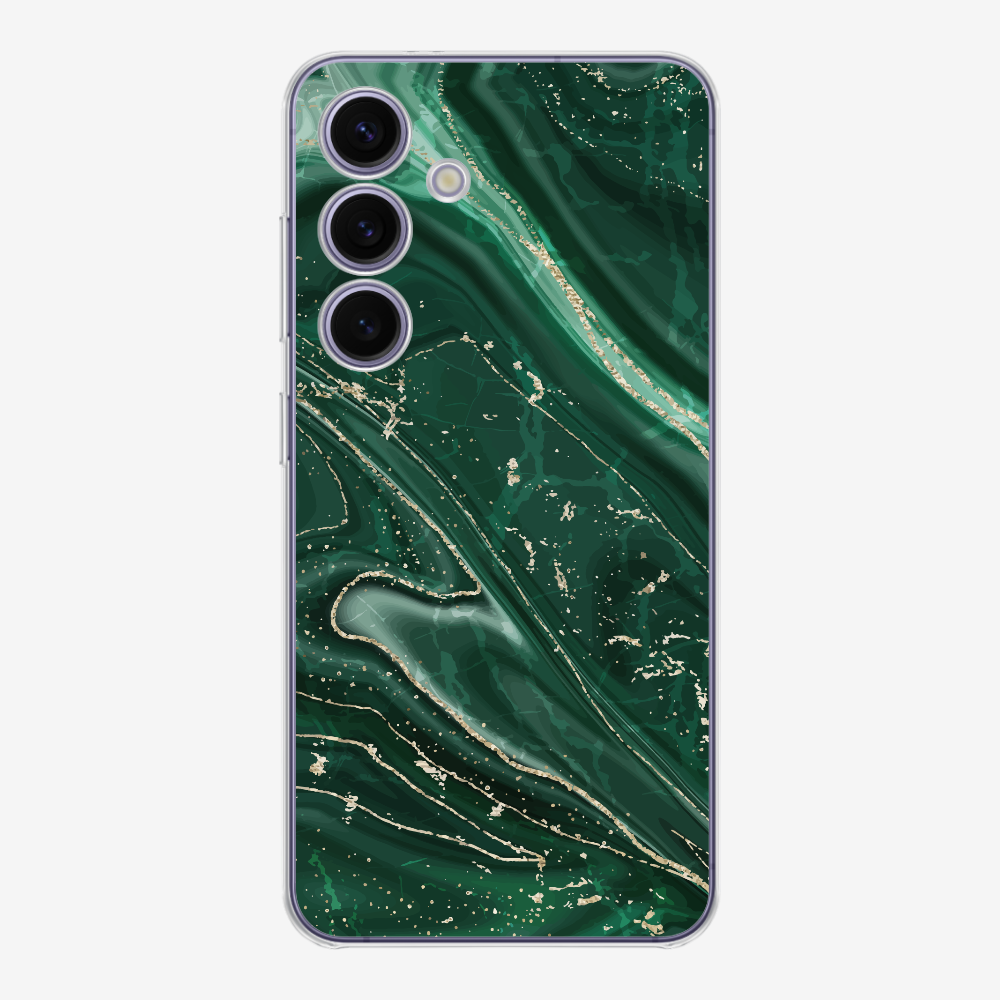 Dark Green Marble Phone Case