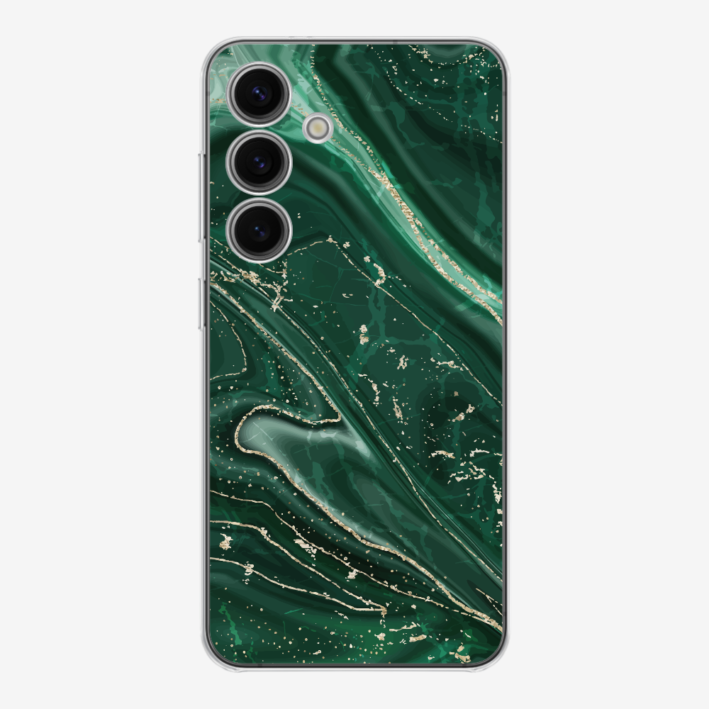 Dark Green Marble Phone Case