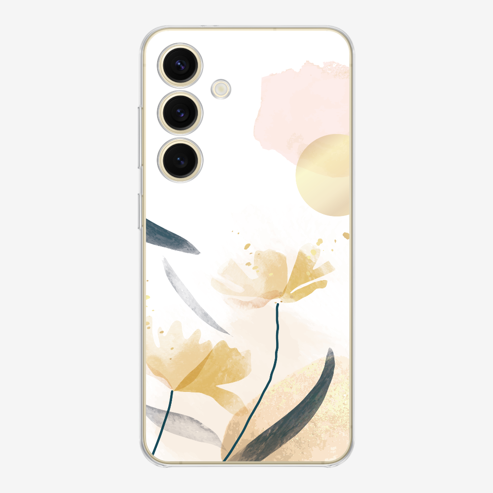 Golden Spring Floral Phone Case