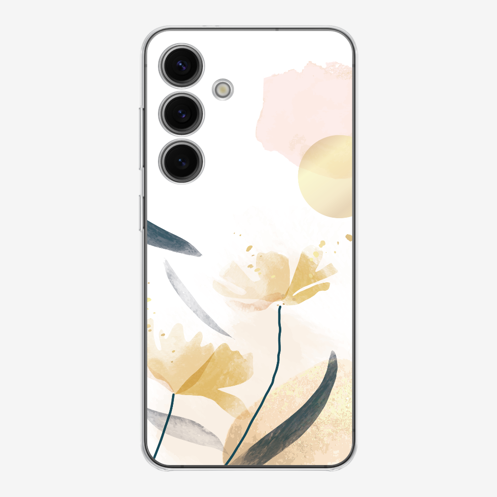 Golden Spring Floral Phone Case