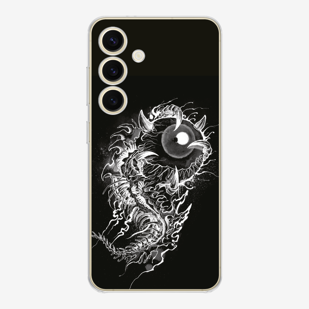 Fish Monster (Black) Phone Case