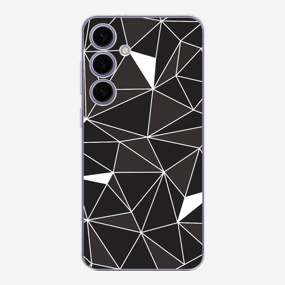 Black & White Polygon Phone Case