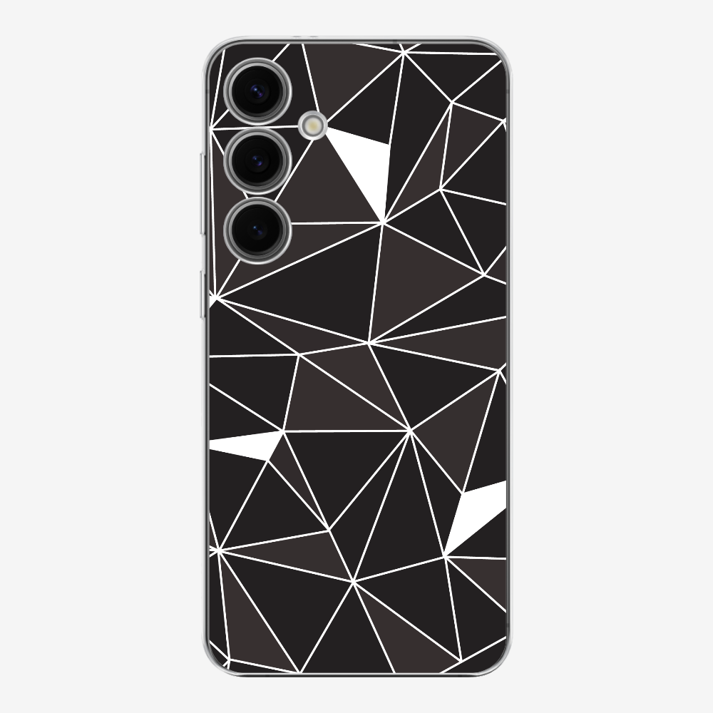 Black & White Polygon Phone Case