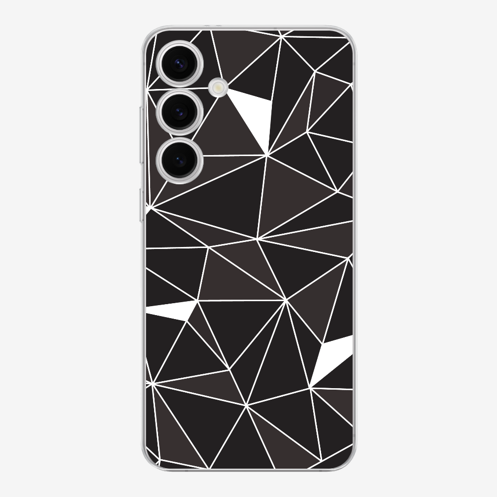 Black & White Polygon Phone Case