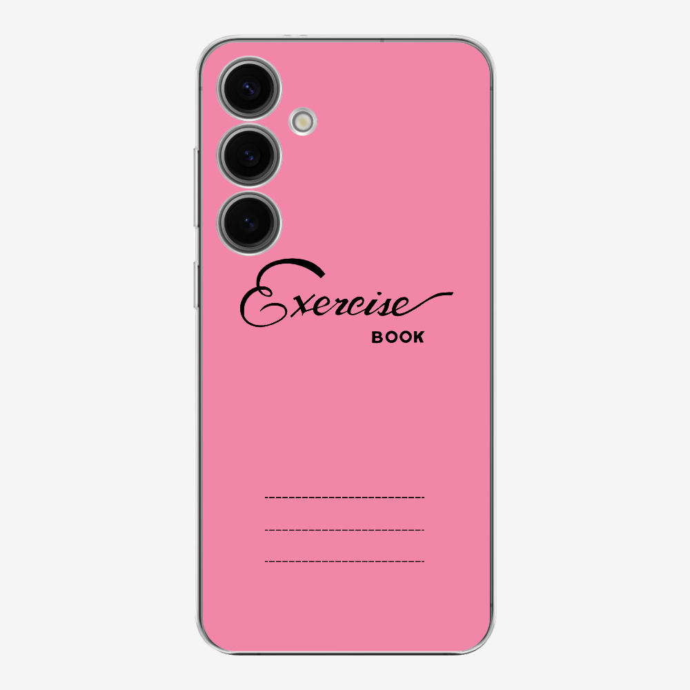 Pink Exercise Book Phone Case