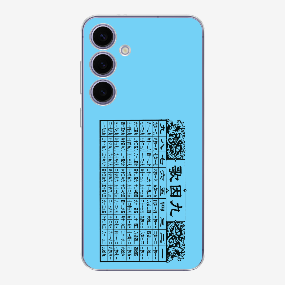 Multiplication Table Phone Case