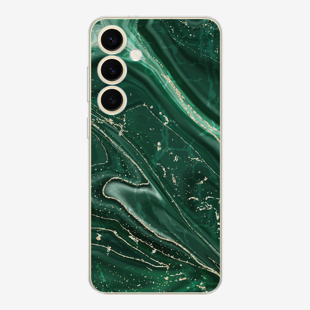 Dark Green Marble Phone Case