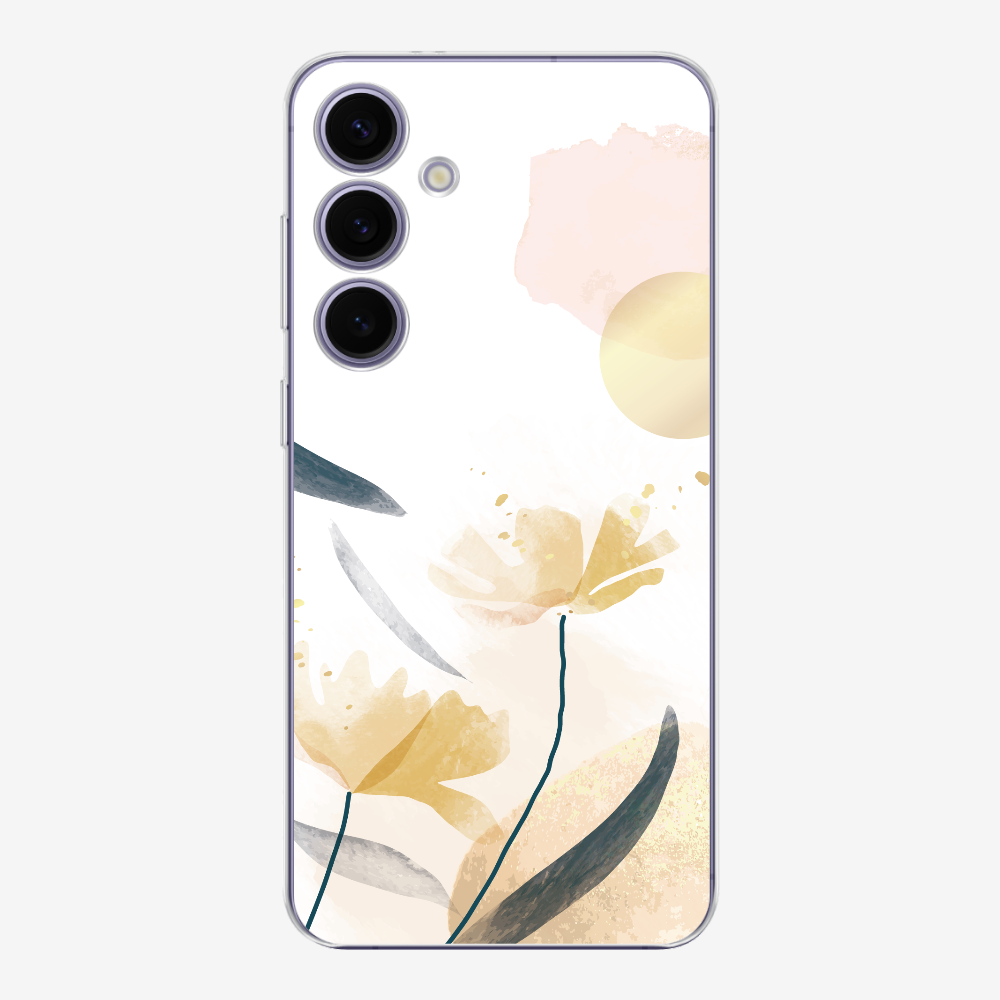 Golden Spring Floral Phone Case