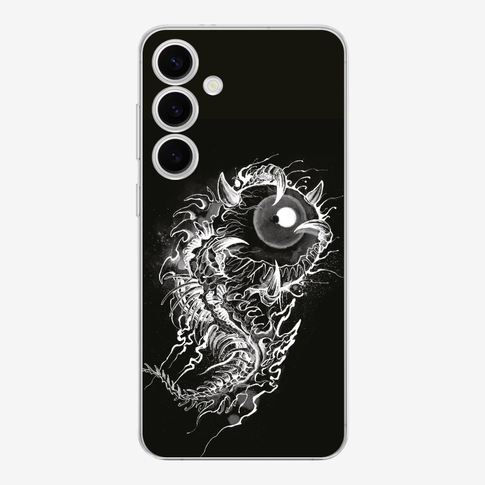 Fish Monster (Black) Phone Case