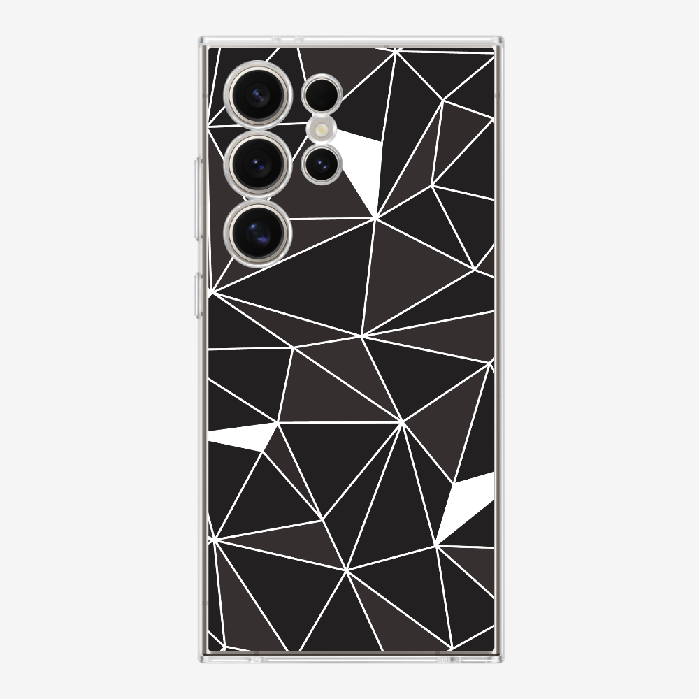 Black & White Polygon Phone Case