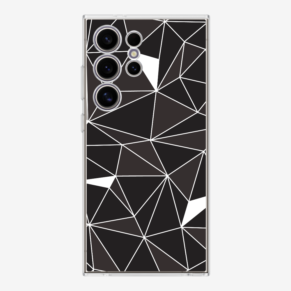 Black & White Polygon Phone Case