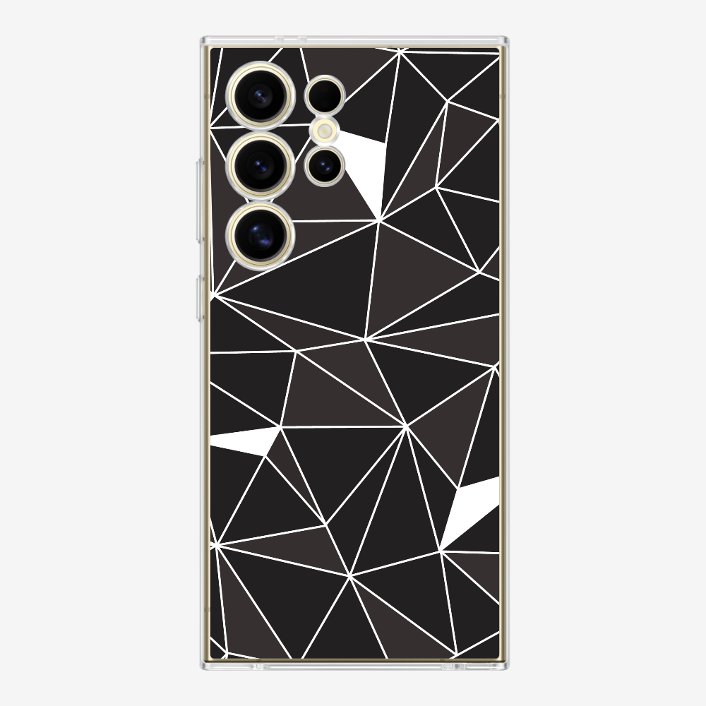 Black & White Polygon Phone Case