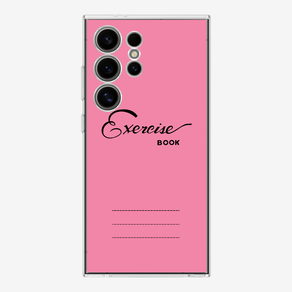 Pink Exercise Book Phone Case