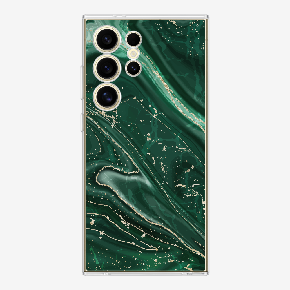 Dark Green Marble Phone Case