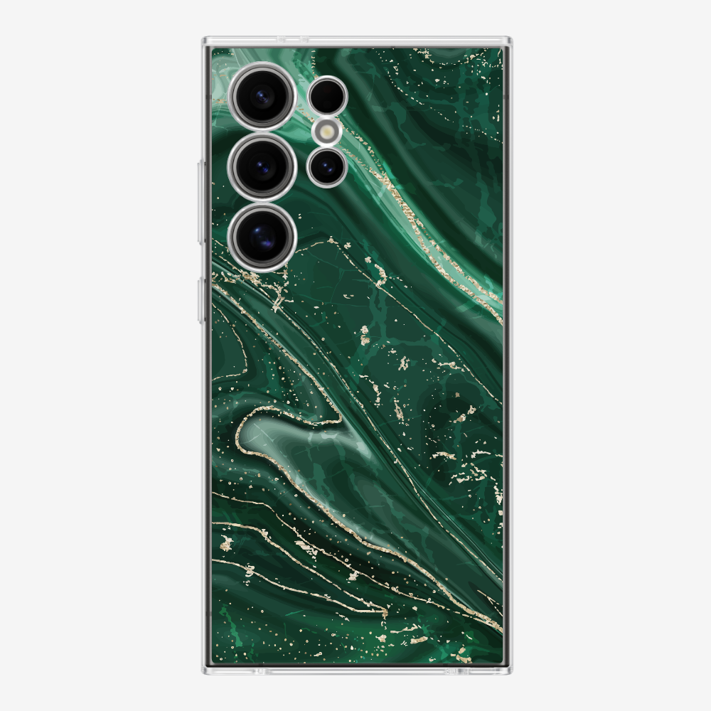 Dark Green Marble Phone Case