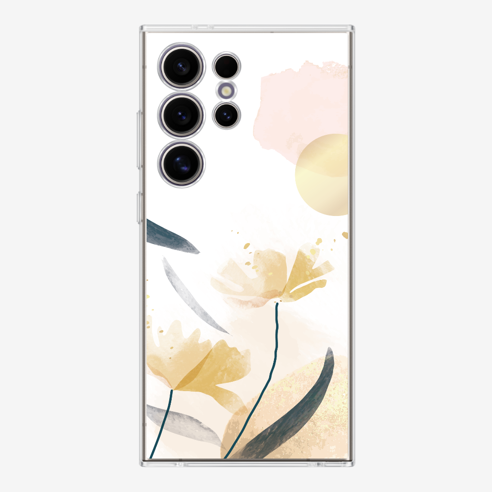 Golden Spring Floral Phone Case