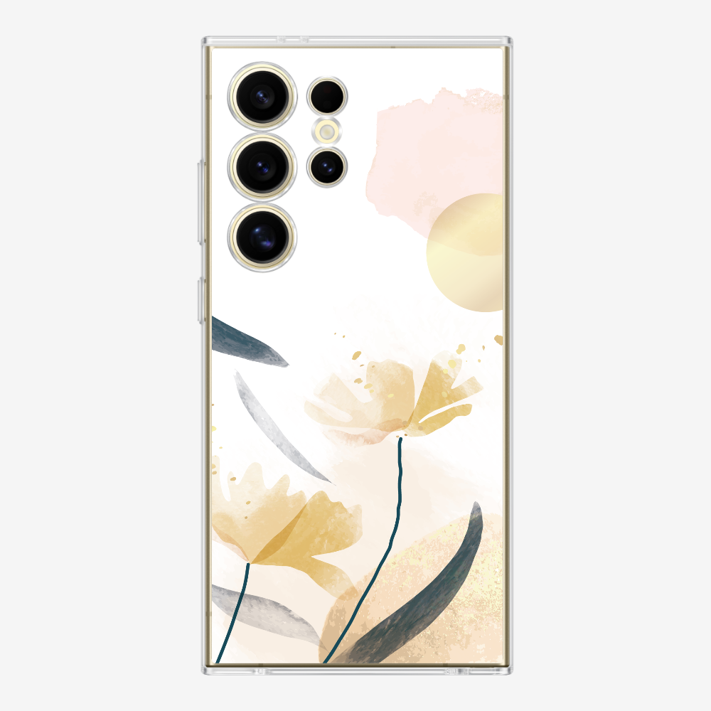 Golden Spring Floral Phone Case