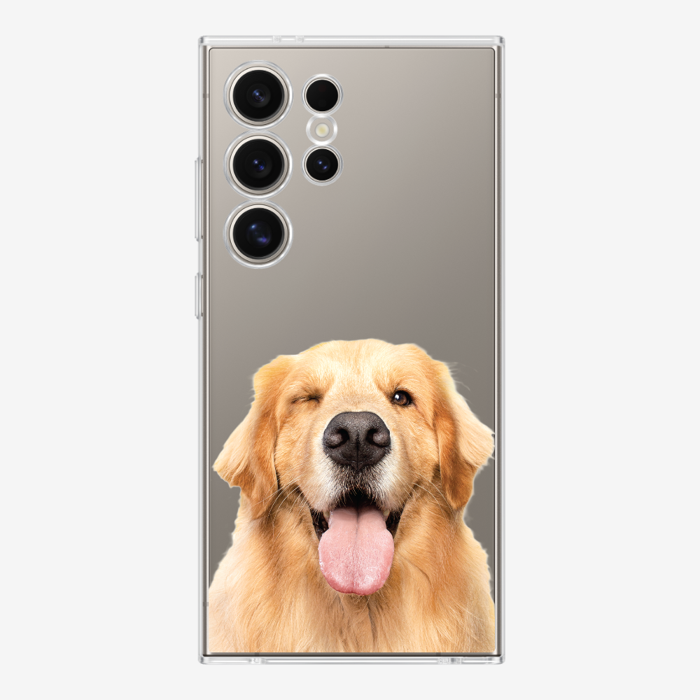 Golden Retriever (Transparent) Phone Case