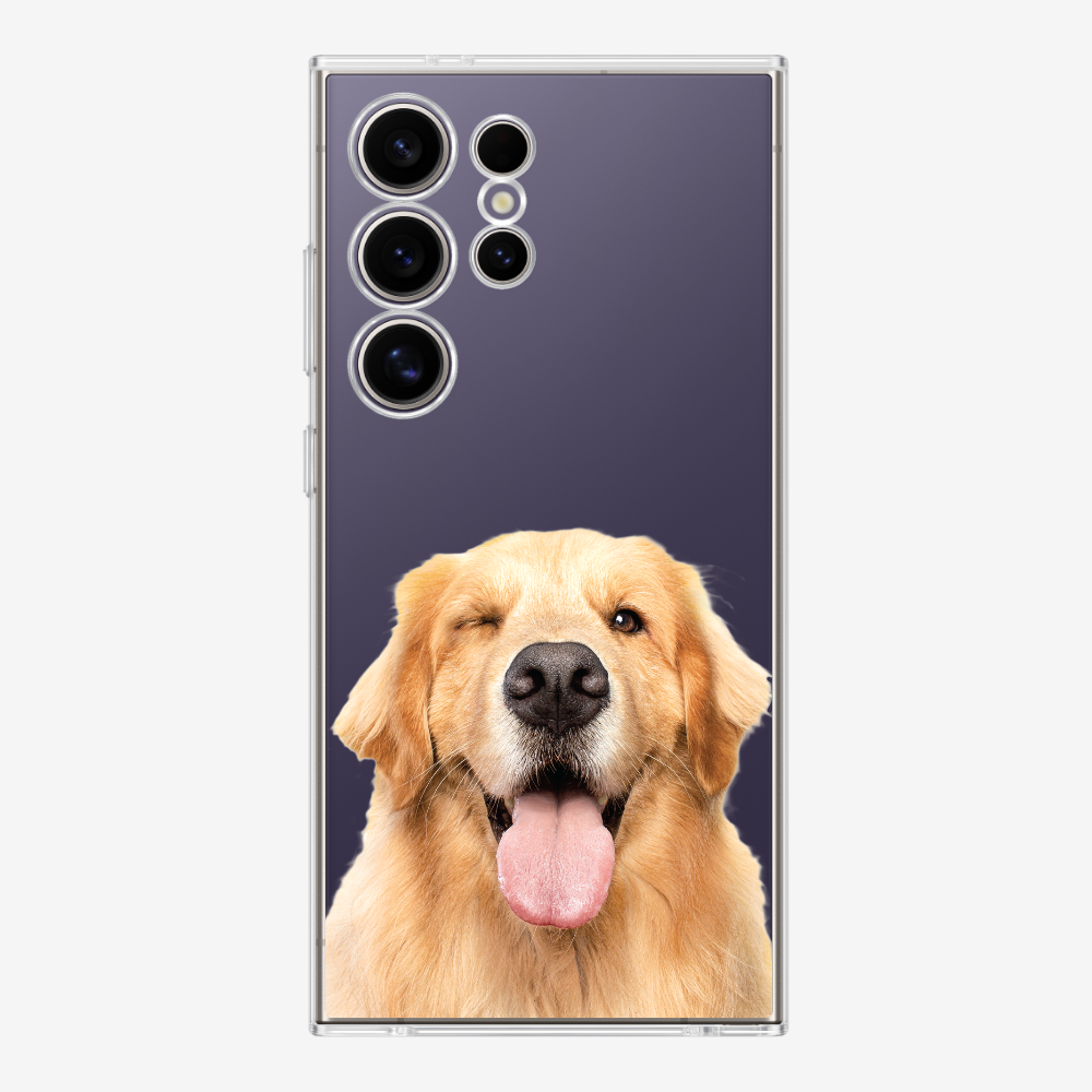 Golden Retriever (Transparent) Phone Case