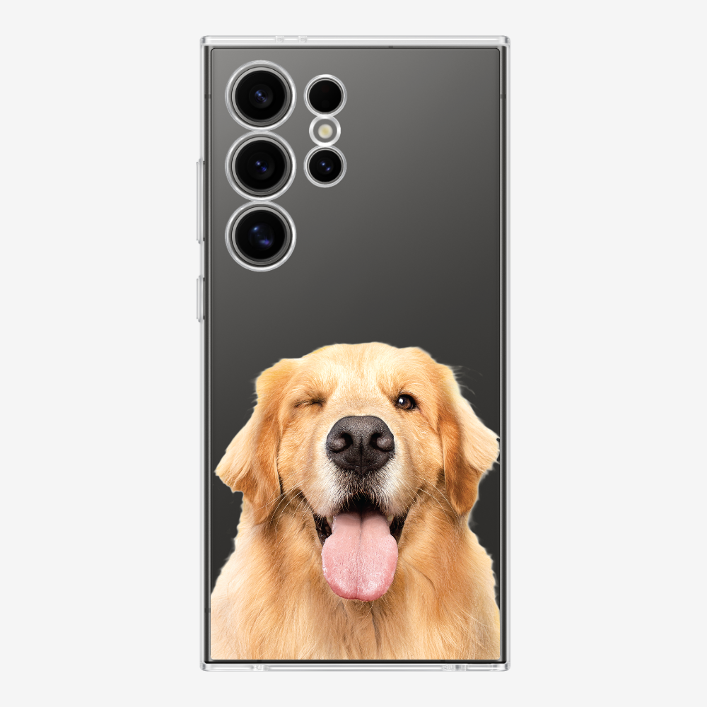 Golden Retriever (Transparent) Phone Case