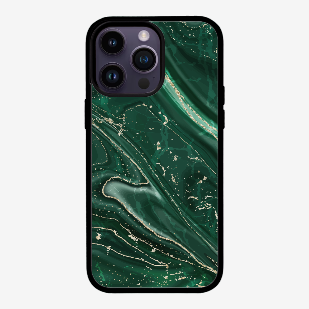 Dark Green Marble Phone Case