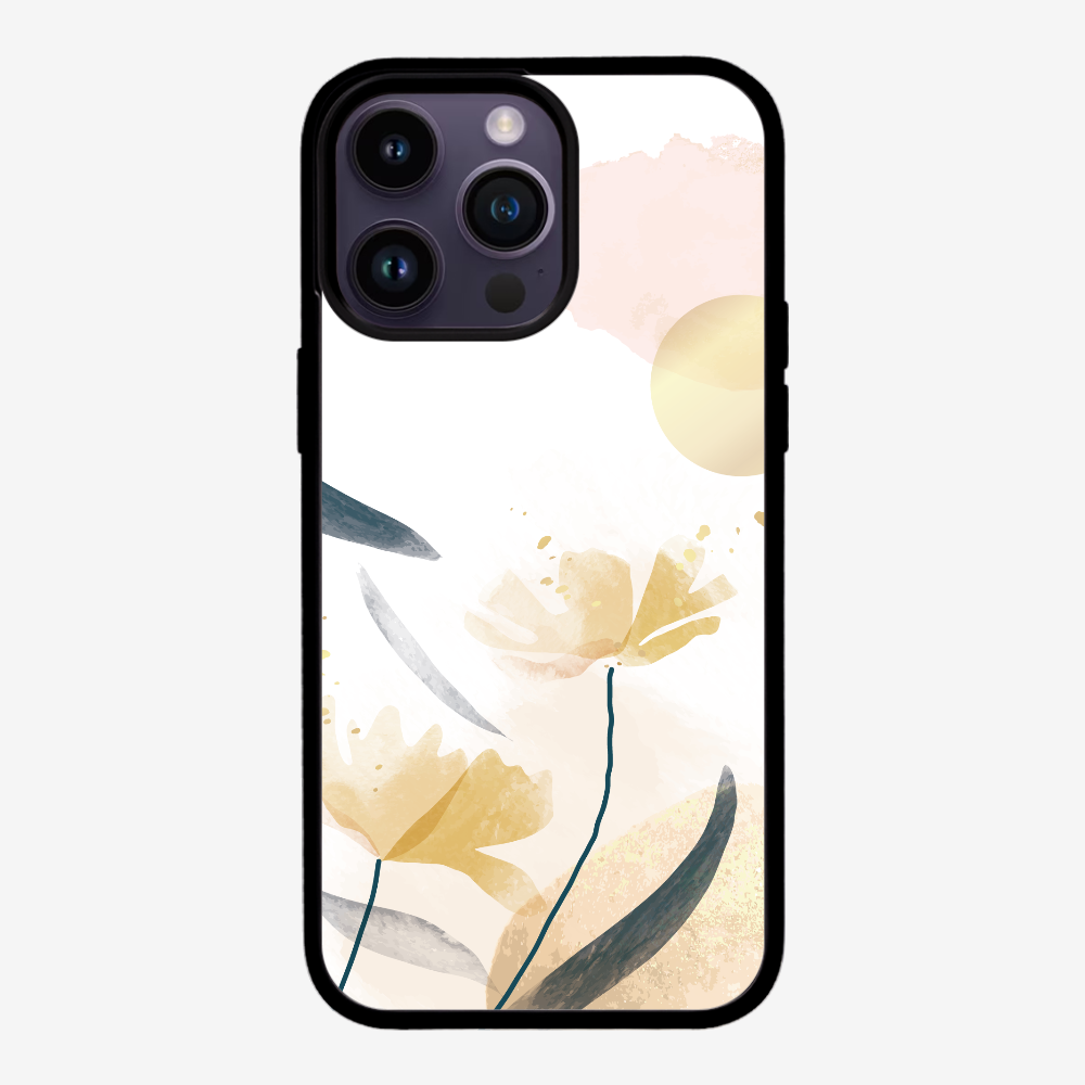 Golden Spring Floral Phone Case