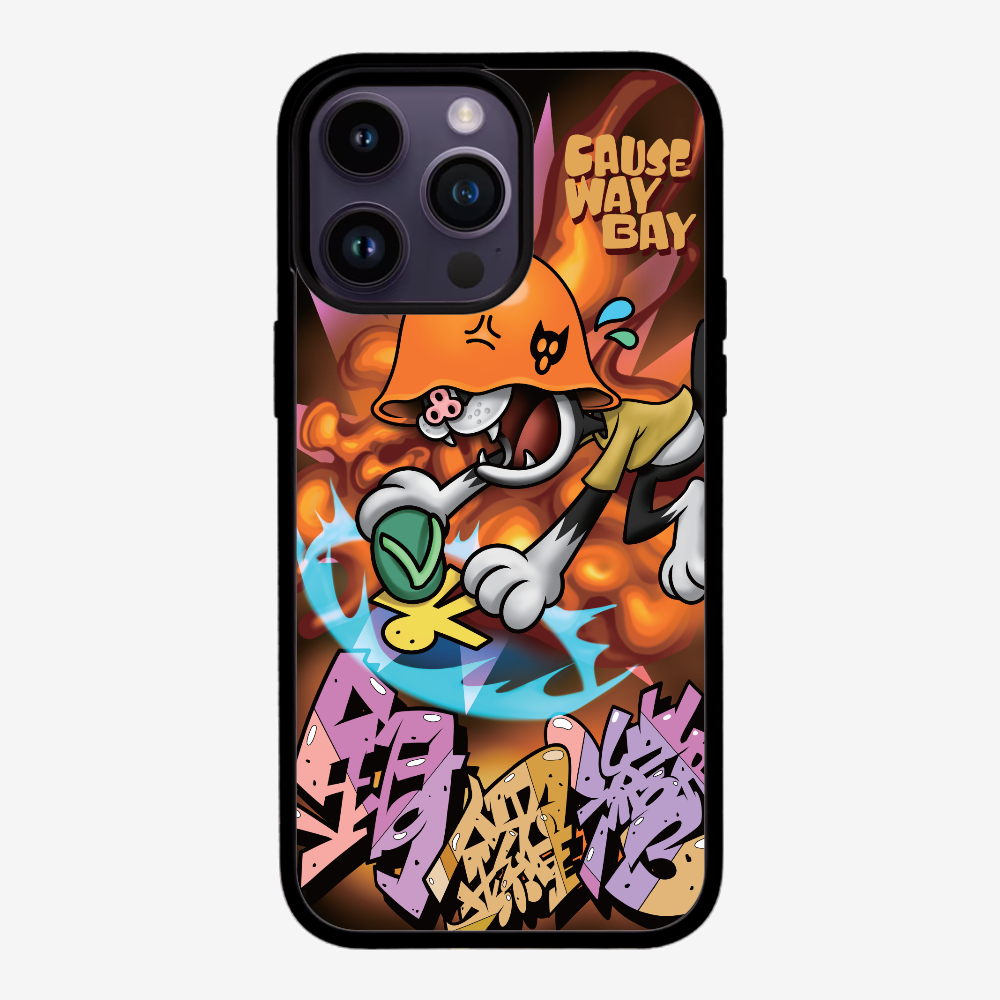 Villain Hitting at Causeway Bay Phone Case