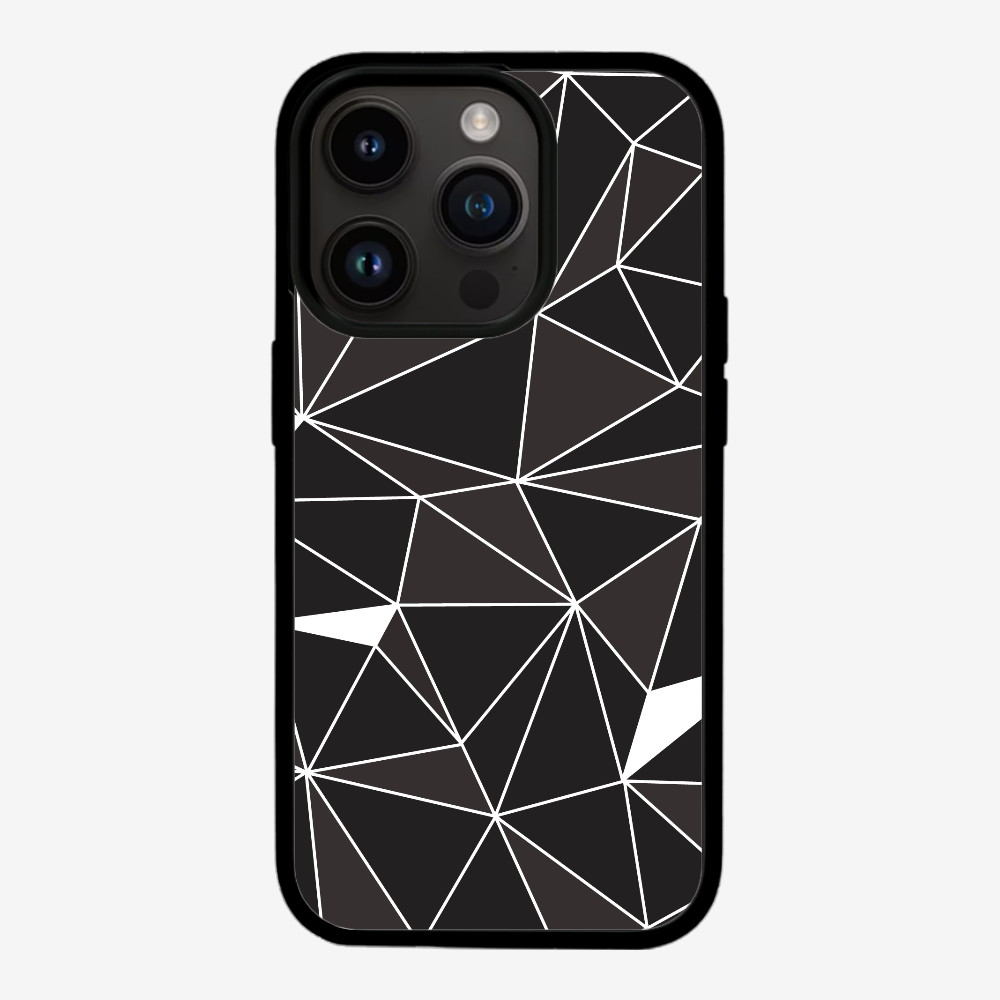 Black & White Polygon Phone Case