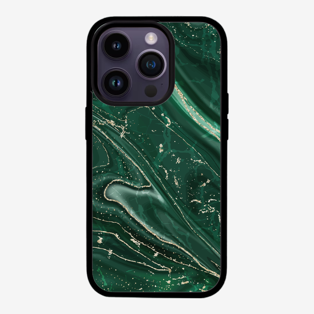 Dark Green Marble Phone Case