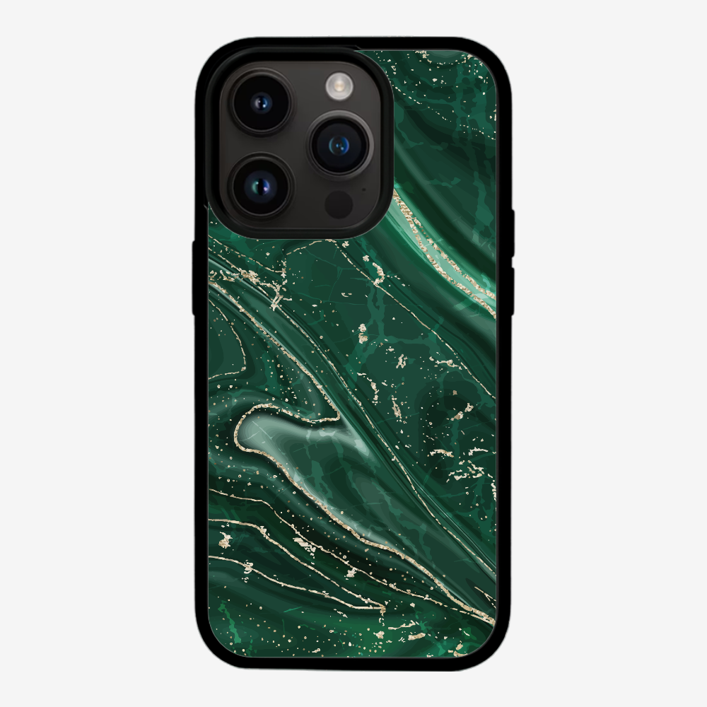 Dark Green Marble Phone Case