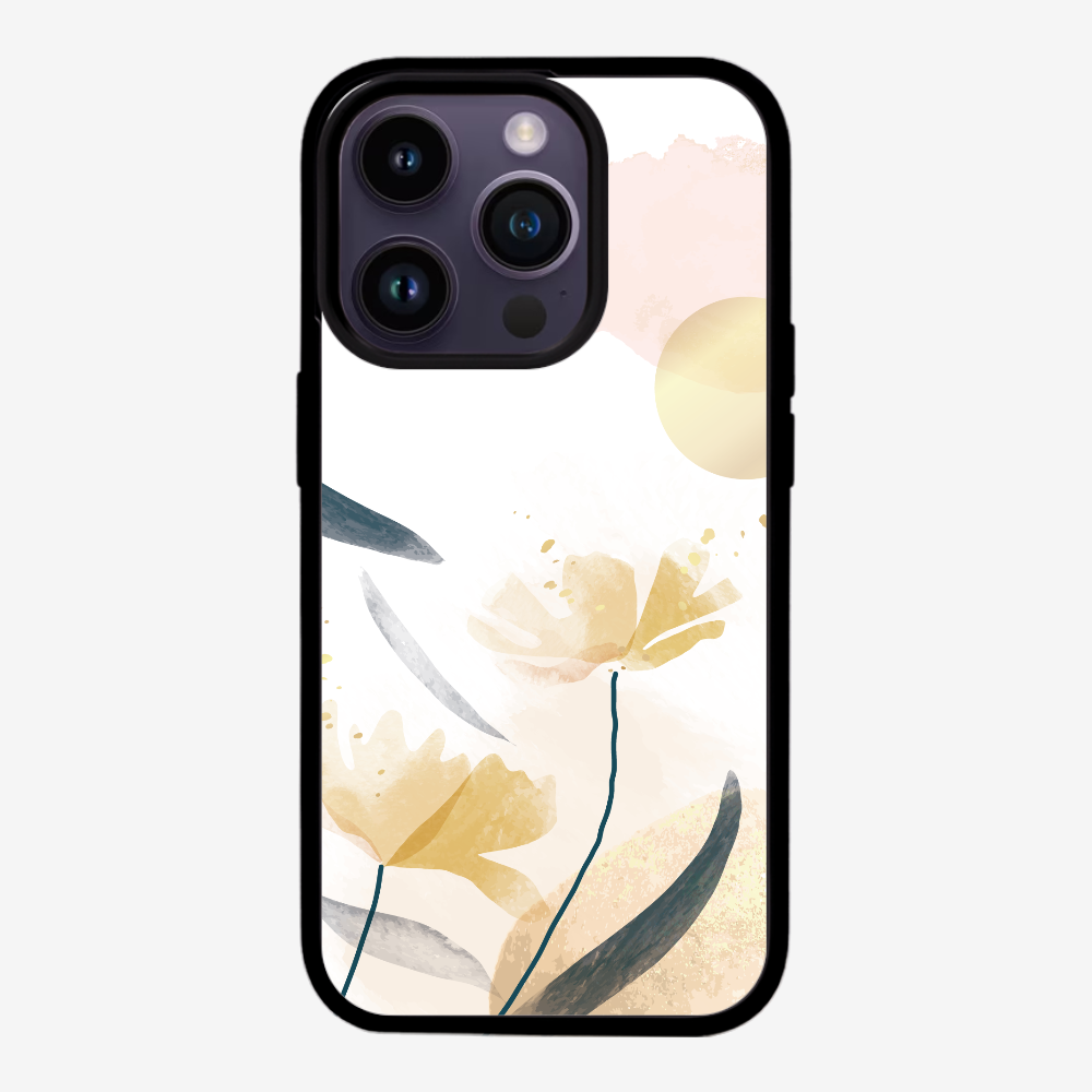 Golden Spring Floral Phone Case